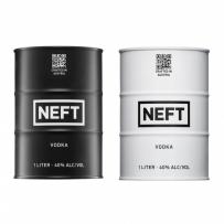 Neft Vodka - Neft white/black (1L) (1L)