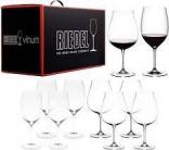 Riedel Vinum - 4 Bordeaux  - 4 Burgundy (Set of 8) 0